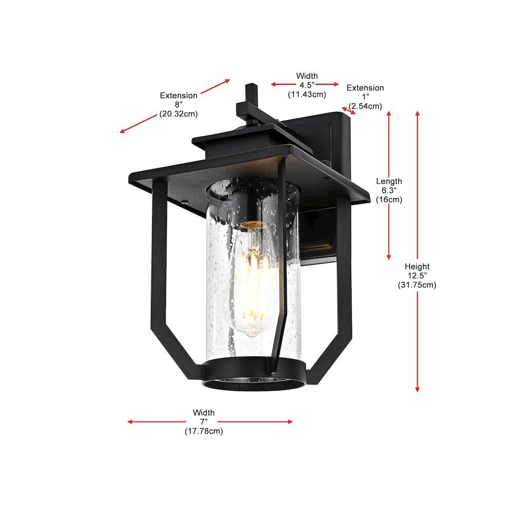 Elegant Lighting - Sepviva 7 inch Outdoor Pendant - Black price history on PriceWatchPro