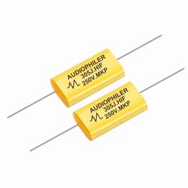 Unique Bargains - 2pcs 3uF High-Frequency Divider Capacitor, 280V Audio Speaker Crossover Non-Polarity Polypropylene MKP Film Capacitors - Yellow
