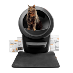 Whisker - Litter-Robot® 4 Smart App-Controlled Self-Cleaning Litter Box Core Accessories Bundle - Black