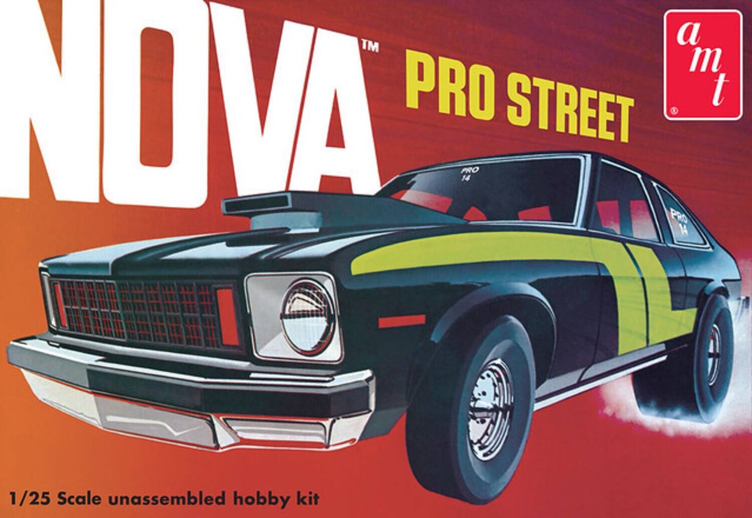 PopMarket AMT Chevy Nova Pro Street 1/25 Scale Model Kit COLLECTIBLES ...