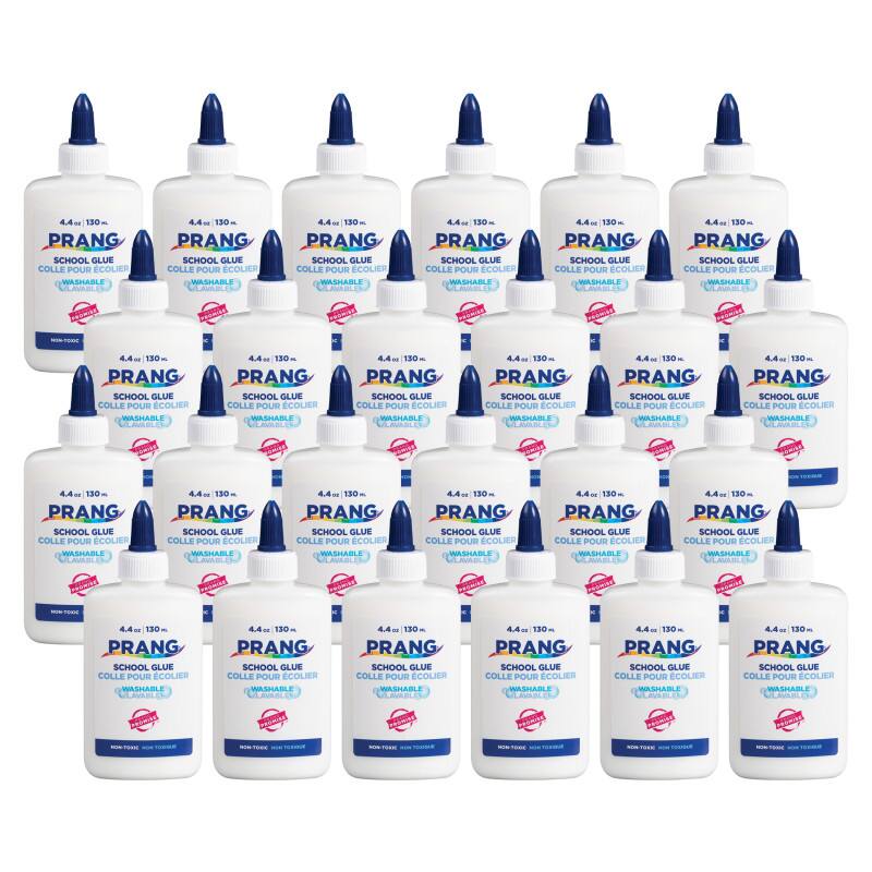 Prang - Glue Washable Liquid White School Glue  4.4 oz White Pack of 24 price history on PriceWatchPro