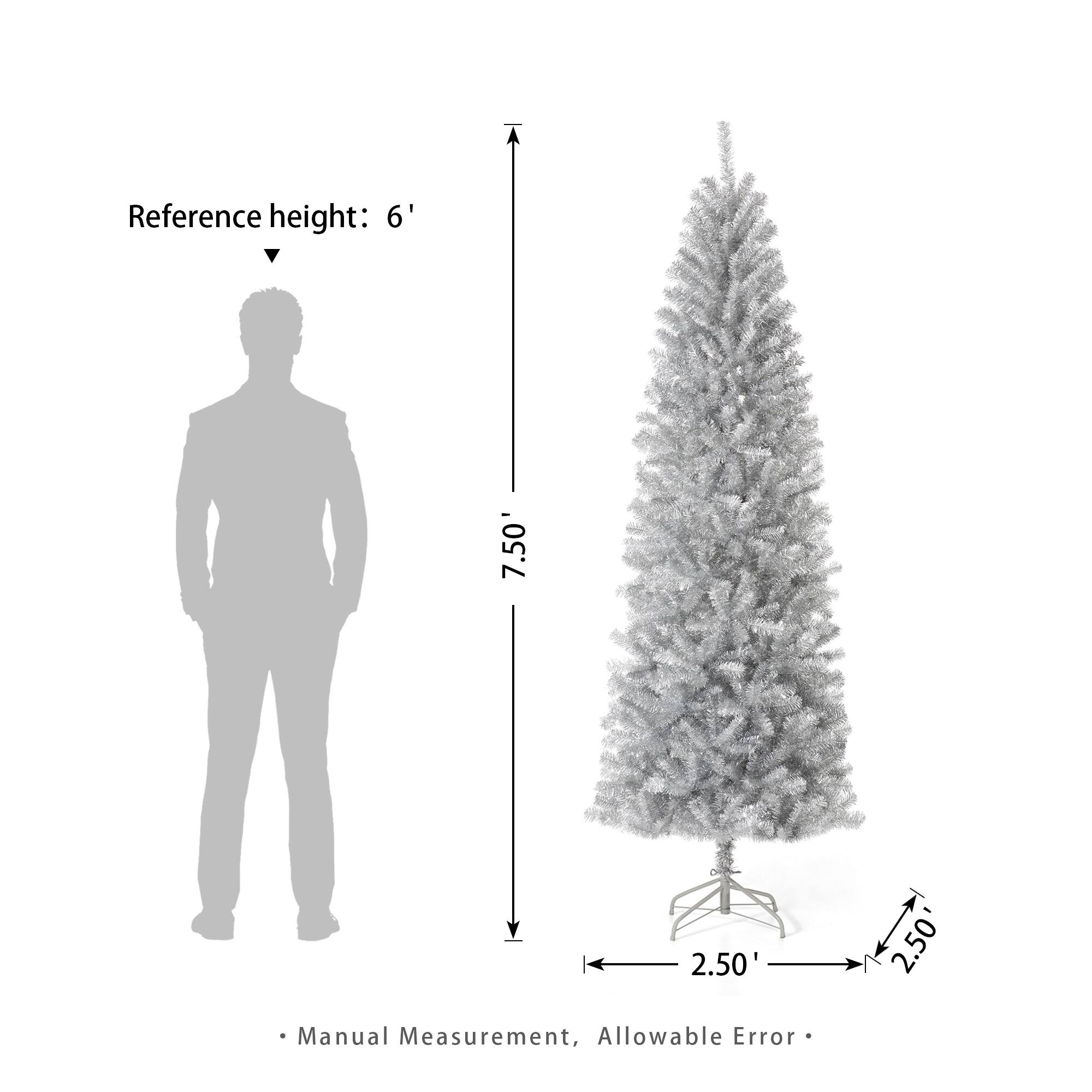 Reference height: 6'

7.50'

2.50 Manual Measurement, Allowable Error