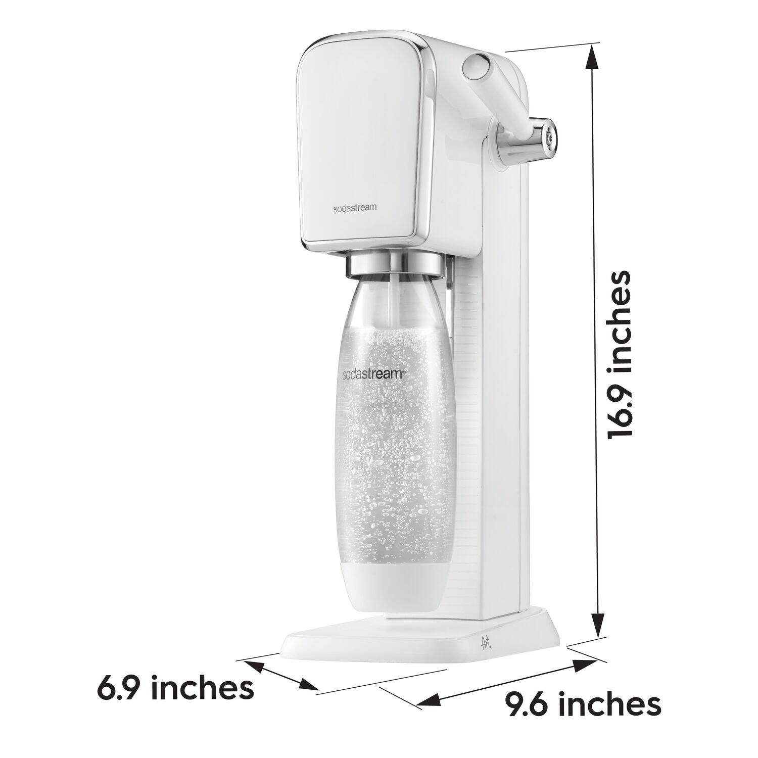 Alt View 11. SodaStream - Art Sparkling Water Maker - White.