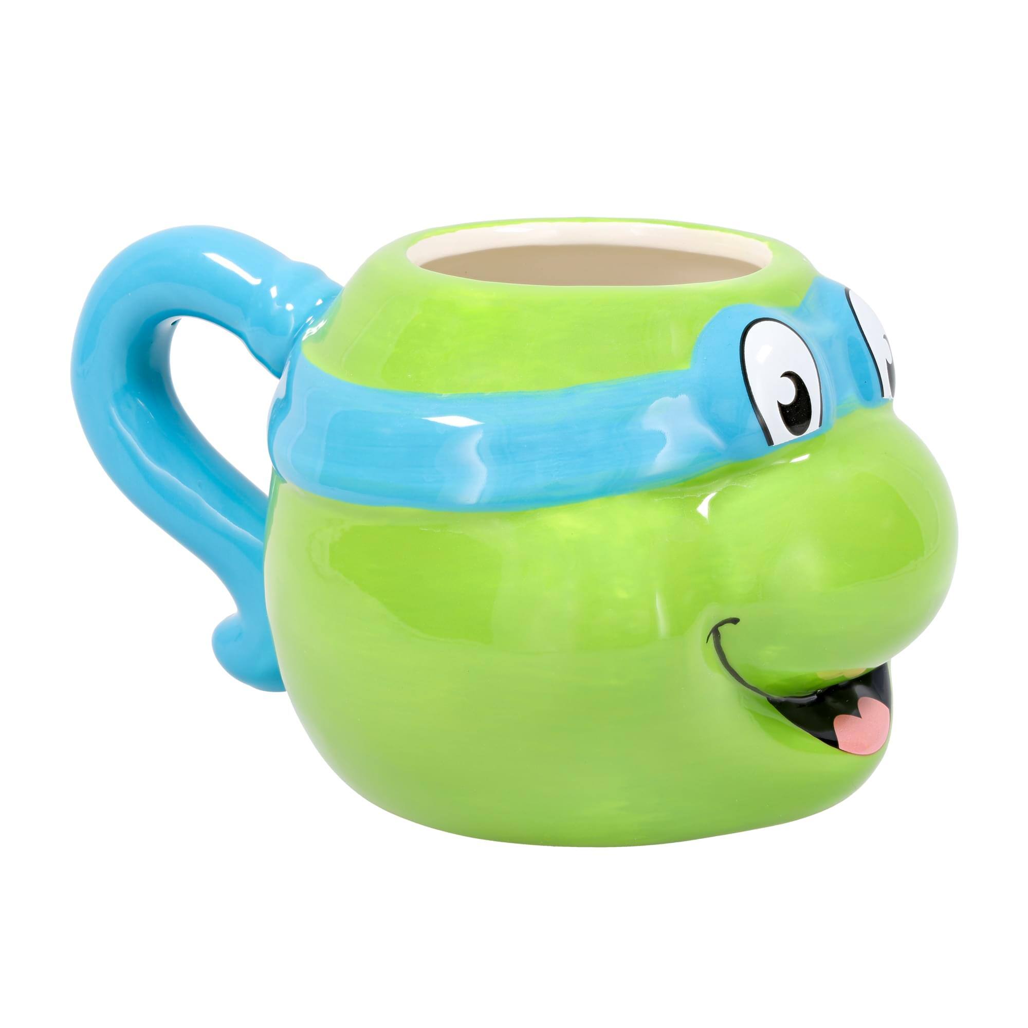 Alt View 10. Silver Buffalo - Teenage Mutant Ninja Turtles 4-Piece Sculpted Ceramic Mug Set | 23 Ounces - Multi-Colored.