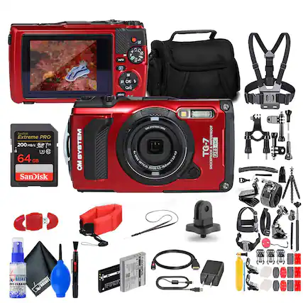 5 INFO P B $ F OK & 3 MENU Sandik Extreme PRO 200 MB/s V30 3 0 64 GB SanDisk SYSTEM OM . DM SYSTEM LENS 4 4.9 A WIDE OPTICAL WIDE T:2.0-4.9 OPTICAL MOOS 4.5 18.0mm WATERPROOF 4K TG-7 - F2.0 SHOCKPROOF EItiNn BASKE IS - - CLEANE - BASKET I Li I . OLYMPUS