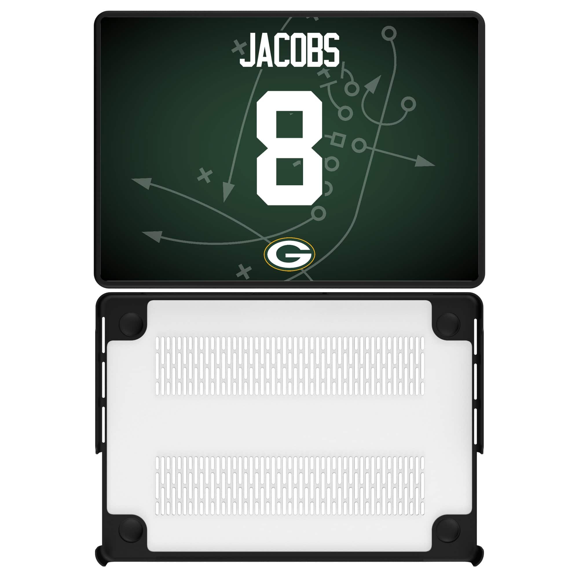 Keyscaper - Josh Jacobs Green Bay Packers MacBook Case - Pro 13 in - Multicolor