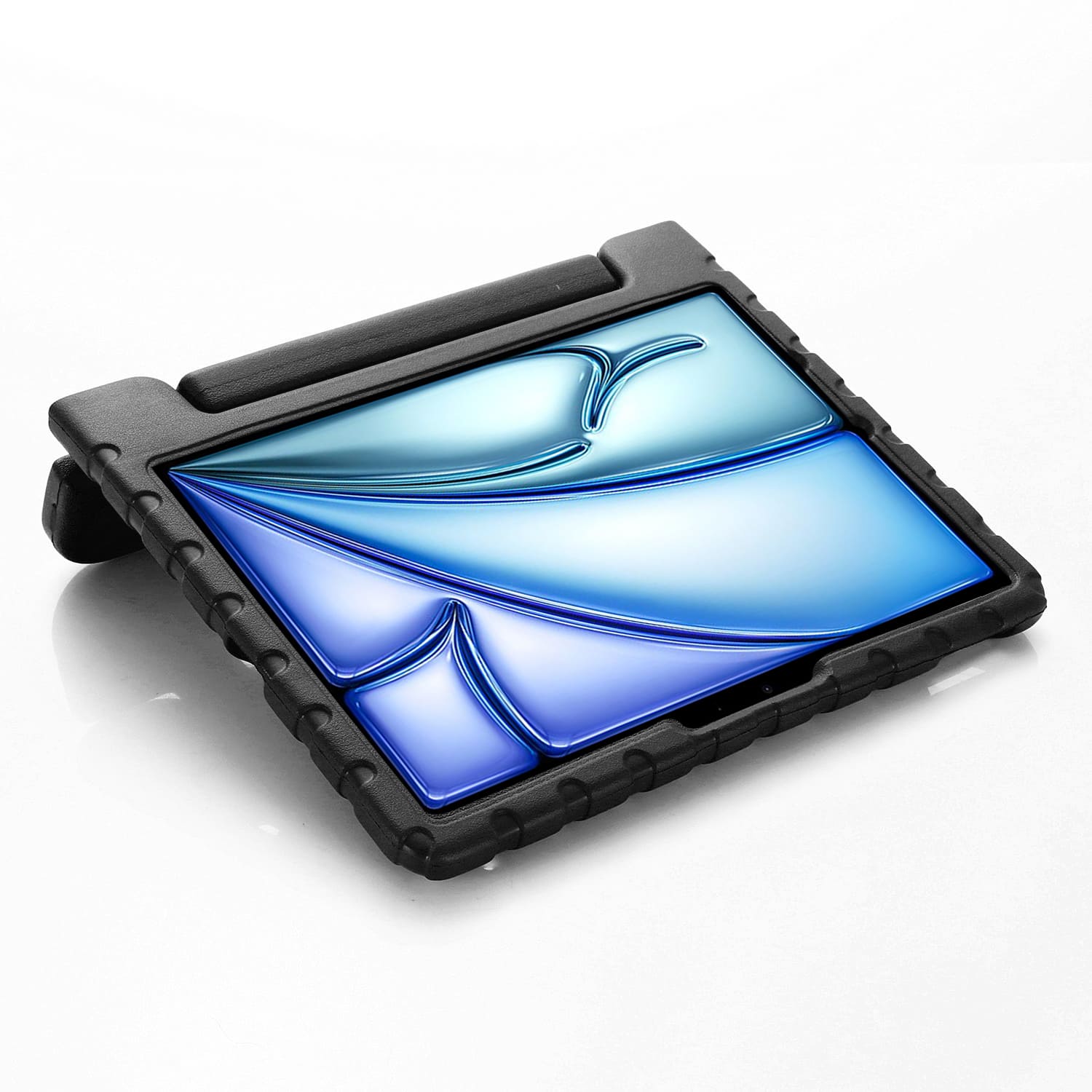 Alt View 1. UUCOVER - Kid-Friendly Tablet Protective Case for Apple iPad Air 11-inch M4 M3 M2 2026/2025/2024 with Convertible Handle Kickstand - Black.