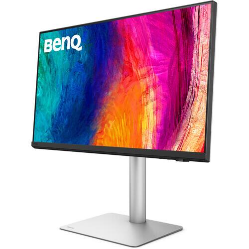 Alt View 1. BenQ - PD2730S 27" IPS 5K UHD (5120 x 2880) Designer Monitor, 60 Hz, 5 ms, Thunderbolt 4 Integrated USB Hub & Stereo Speakers - Gray.