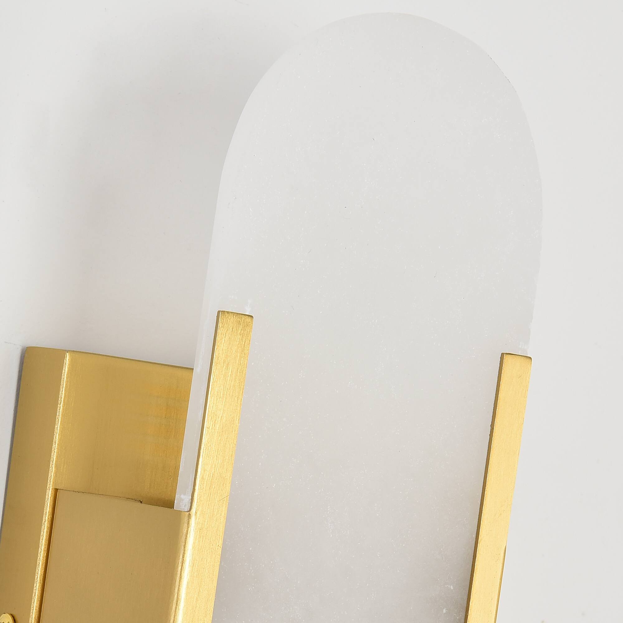 Alt View 8. Parrot Uncle - Modern Metal Marble Shade 2 Light Wall Sconce Vanity Light Fixture for Living Room Bedroom Corridor - Gold.