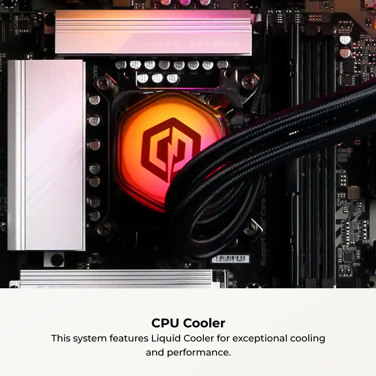 IWC S 41851 DORS Core zel' Support AN CPU Cooler

This system features Liquid Cooler for exceptional cooling and performance.