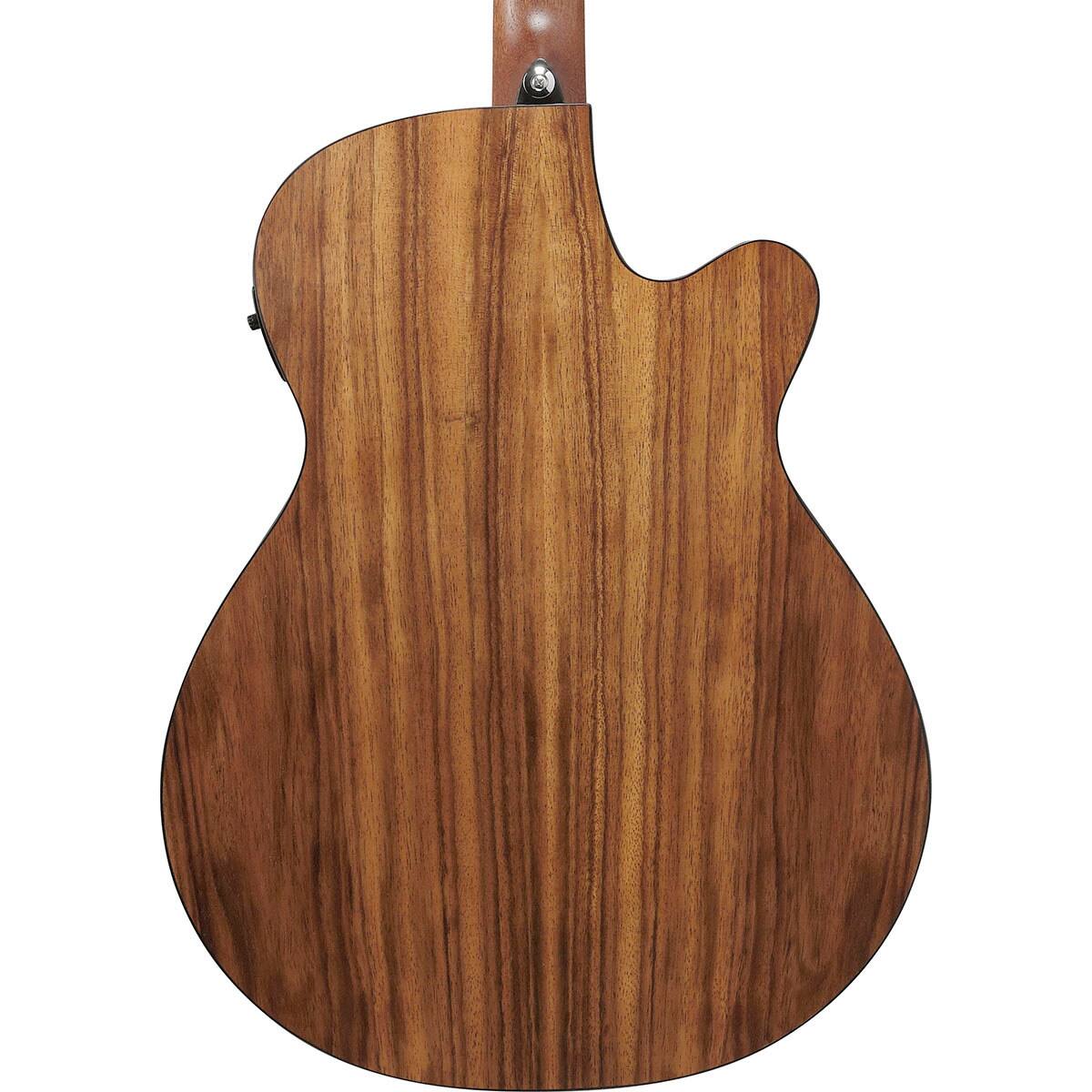 Alt View 4. Ibanez - Ibanez PF Series PC50WSLCE Left-Handed Acoustic Electric Guitar, Open Pore Brown.