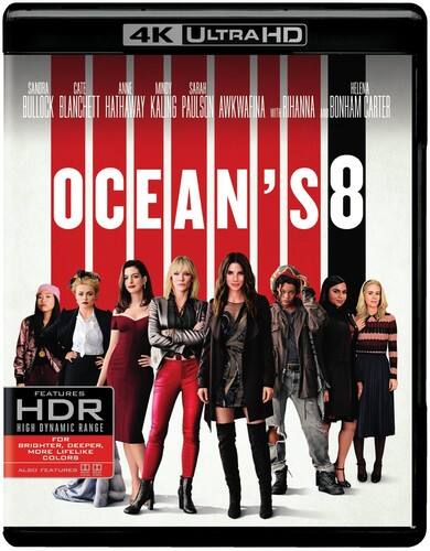 Front. Ocean's Eight   - 4K Blu-Ray.