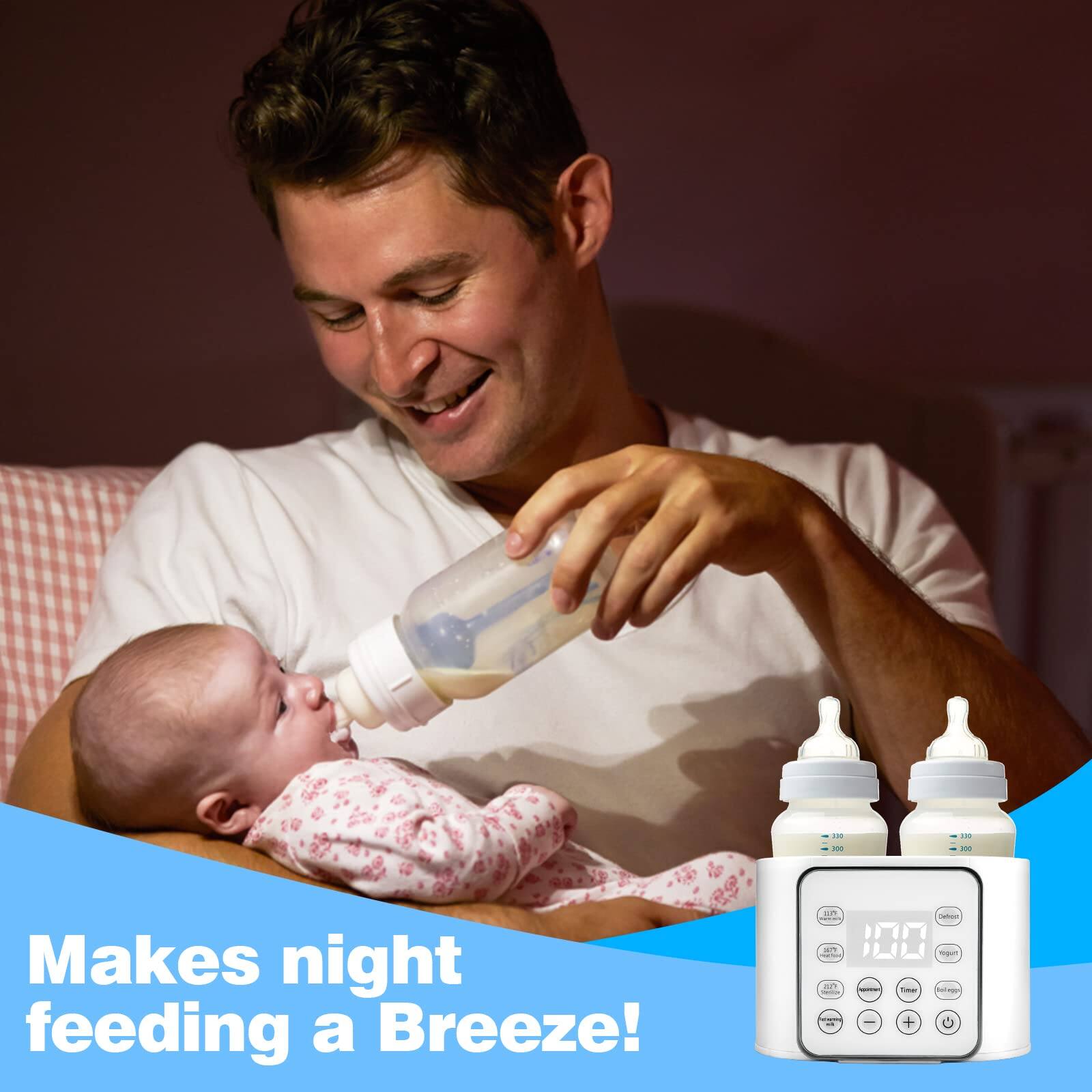 Makes night feeding a Breeze!