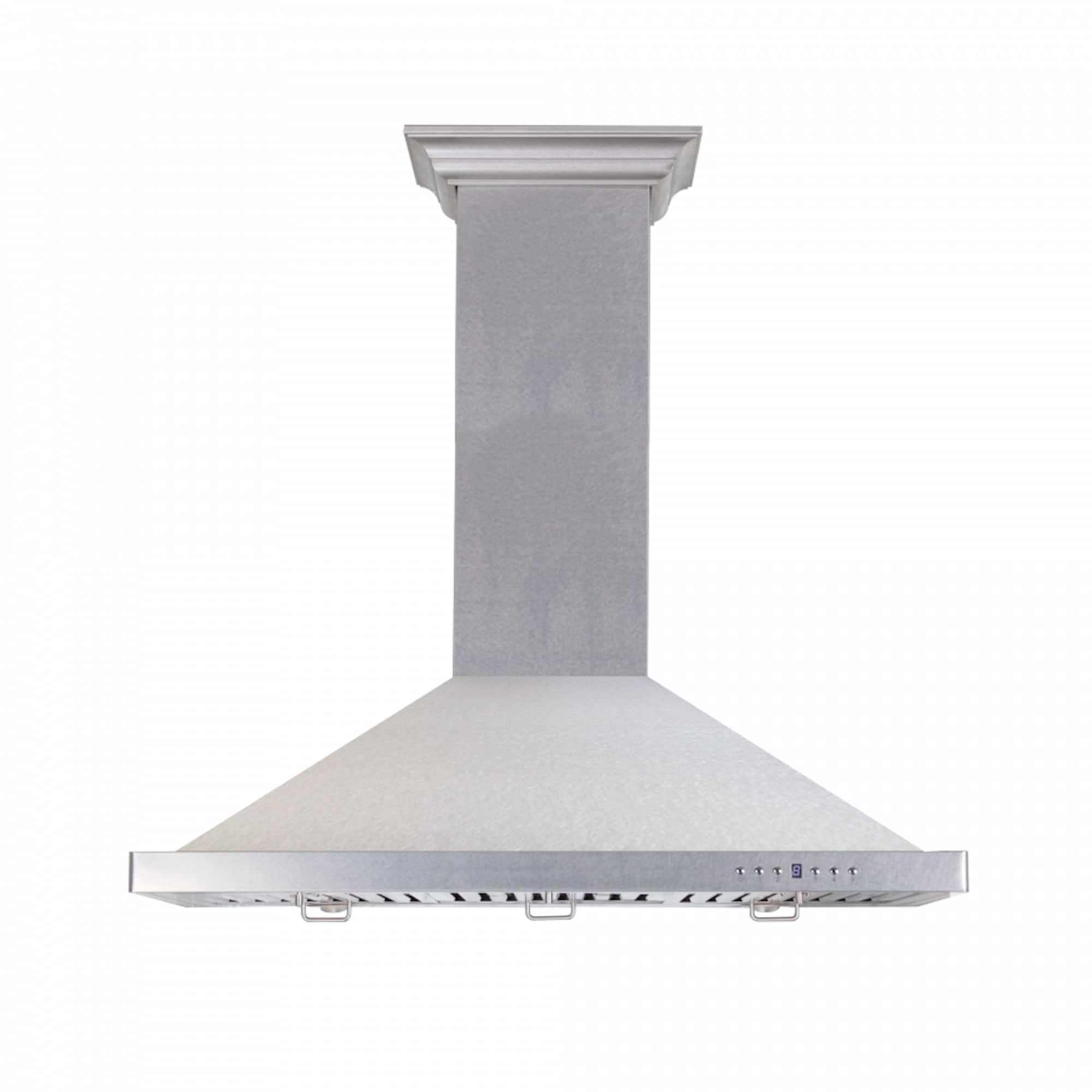 ZLINE - 36 inches - Externally Vented & Convertible - Wall Range Hood - Satin Stainless - Front_Zoom