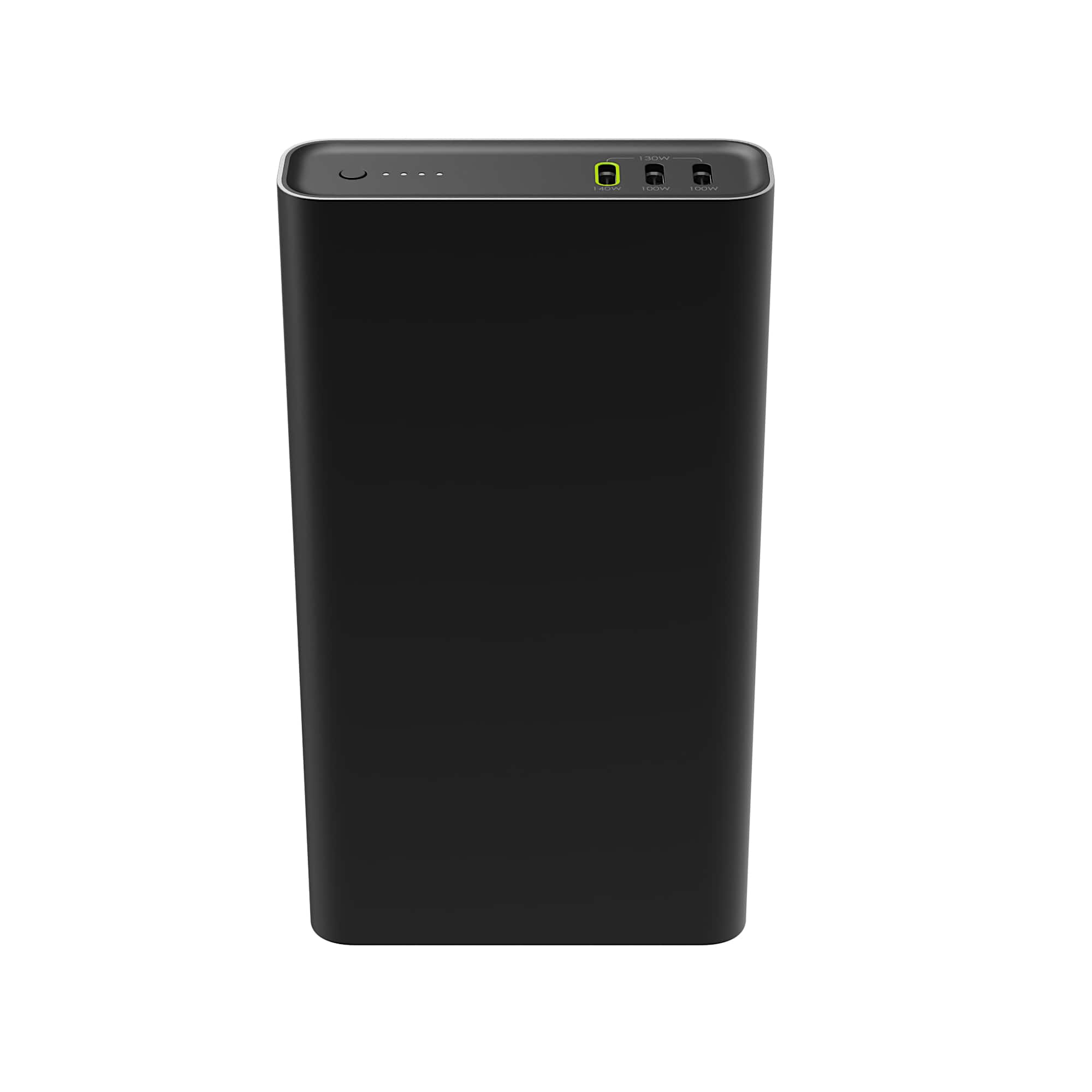 mophie - Powerstation Ultra 25,000mAh Power Bank (Gen 3) For iPad, iPhone, Google Pixel, Samsung Galaxy, USB-C Devices - Black - Front_Zoom