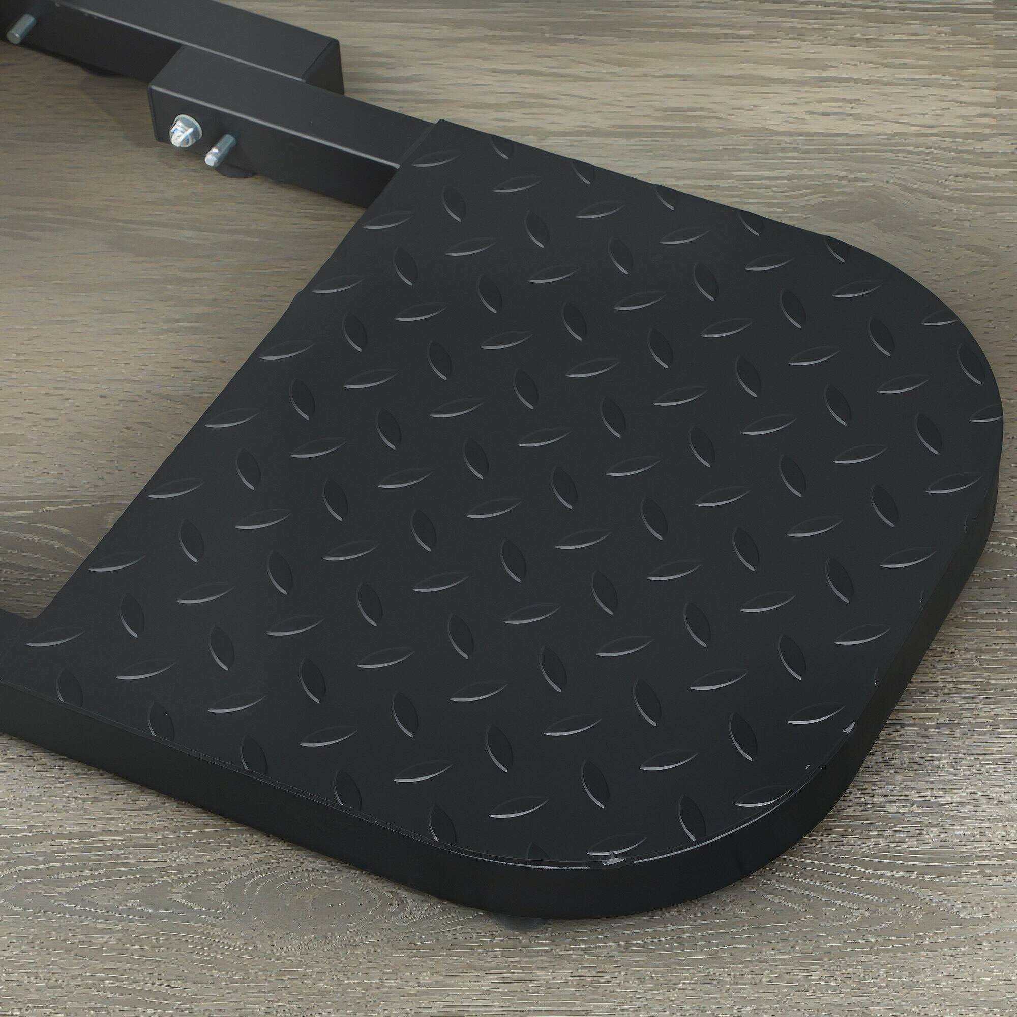 Alt View 8. Soozier - Foldable Sissy Squat Machine, Hip Thrust Machine with Push Up Stand, Multipurpose Glute Workout Equipment for Home Gym - Black.