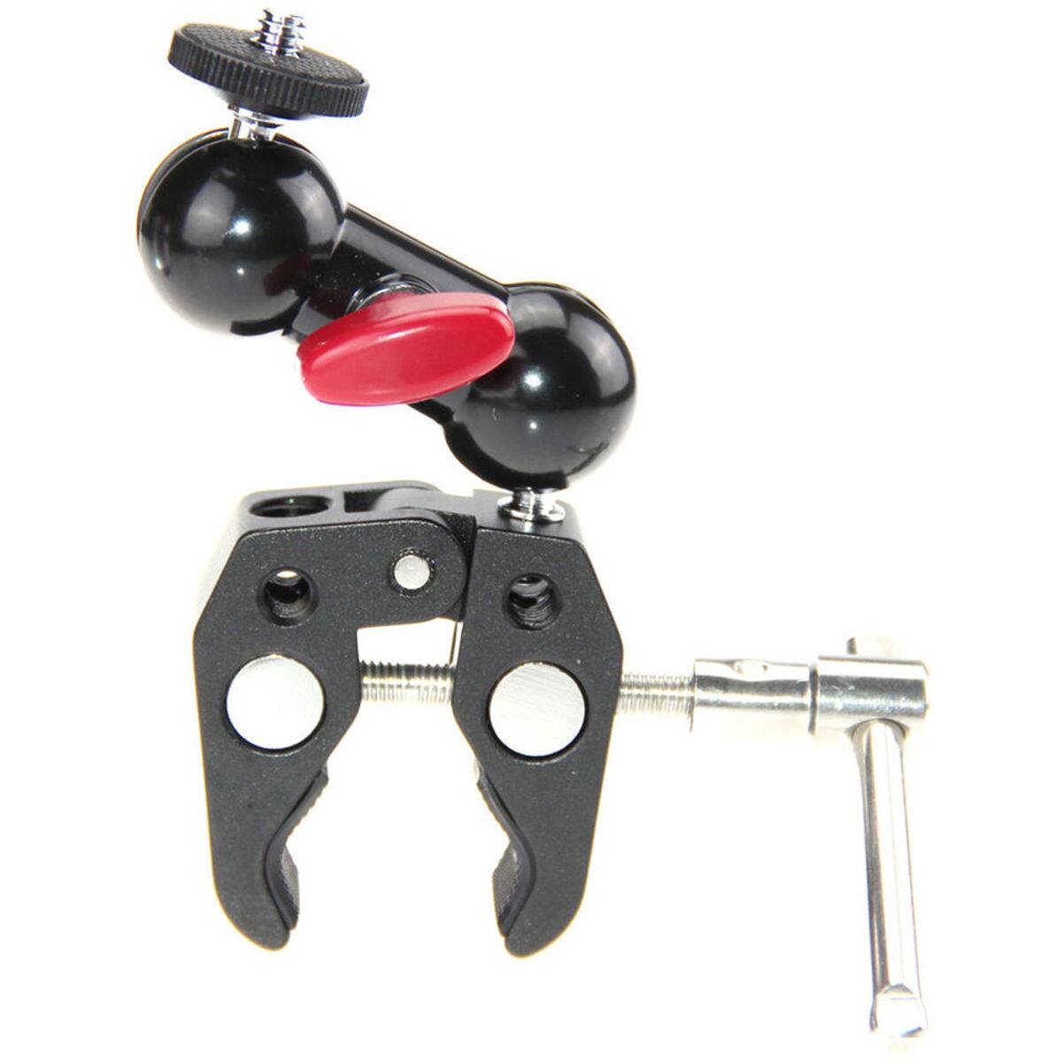 Alt View 2. CAMVATE - CAMVATE Super Clamp with 360 Degree Rotating Mini Ball Head Mount.