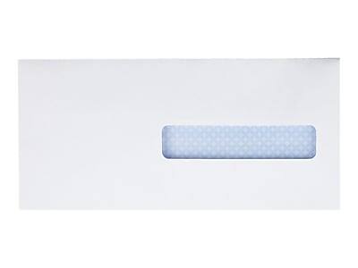 Alt View 4. Quality Park - Redi-Seal Security Tinted Window Envelope, 4 1/2" x 9 1/2", 500/Box - Woven White.