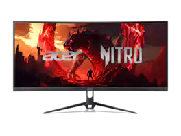 Acer - Nitro 29.5" 1080P 200Hz AMD FreeSync 1ms 1800R Curved Gaming Monitor
