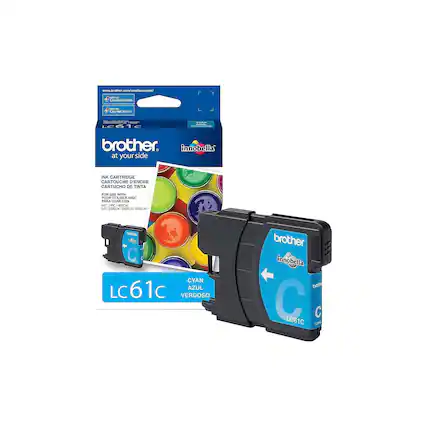 www.brother.com/creativecenter/
brother. at your side
innobella
LC61C
INK CARTRIDGE
CARTOUCHE D'ENCRE
CARTUCHO DE TINTA
FOR USE WITH
PARA USAR CON
POUR ÊTRE UTILISÉ AVEC
MFC-3840CN / MFC-3840CN/690CN / 690CN/690CNV
CYAN
AZUL
VERDOSO
LC61C