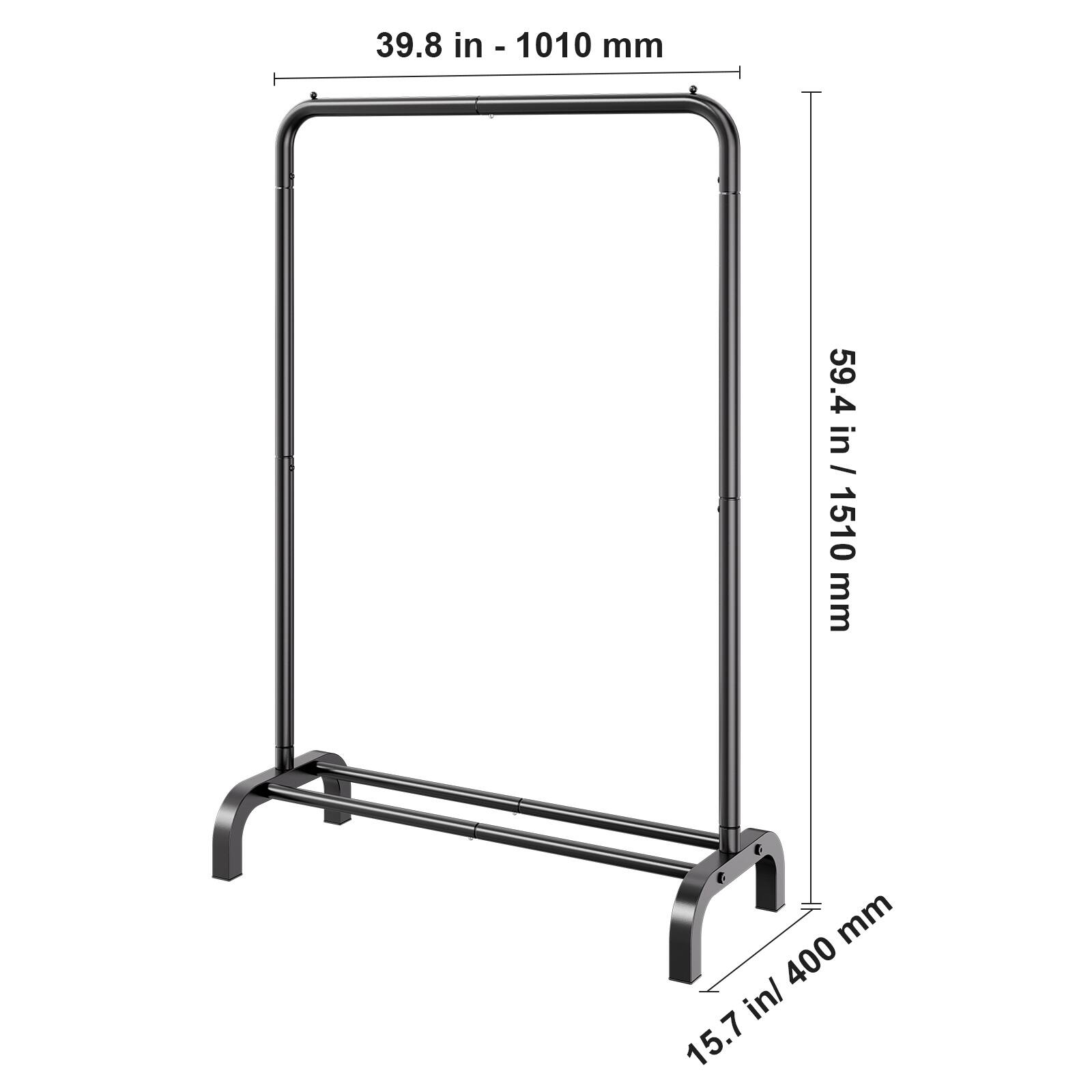 39.8 in - 1010 mm
59.4 in / 1510 mm
15.7 in / 400 mm