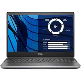Dell - Refurbished Excellent - Precision 7550 15.6" 32GB 512GB SSD Core™ i7-10875H 2.3GHz WIN11P, Titan Grey - Gray