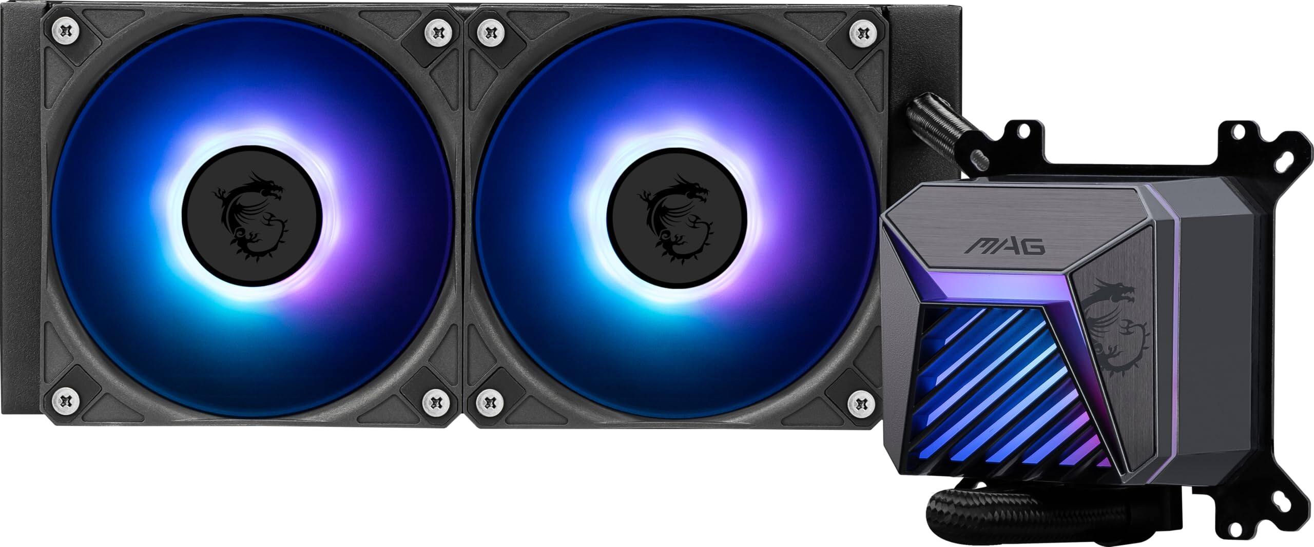 Front. MSI - MAG Coreliquid A15 240 - Black.