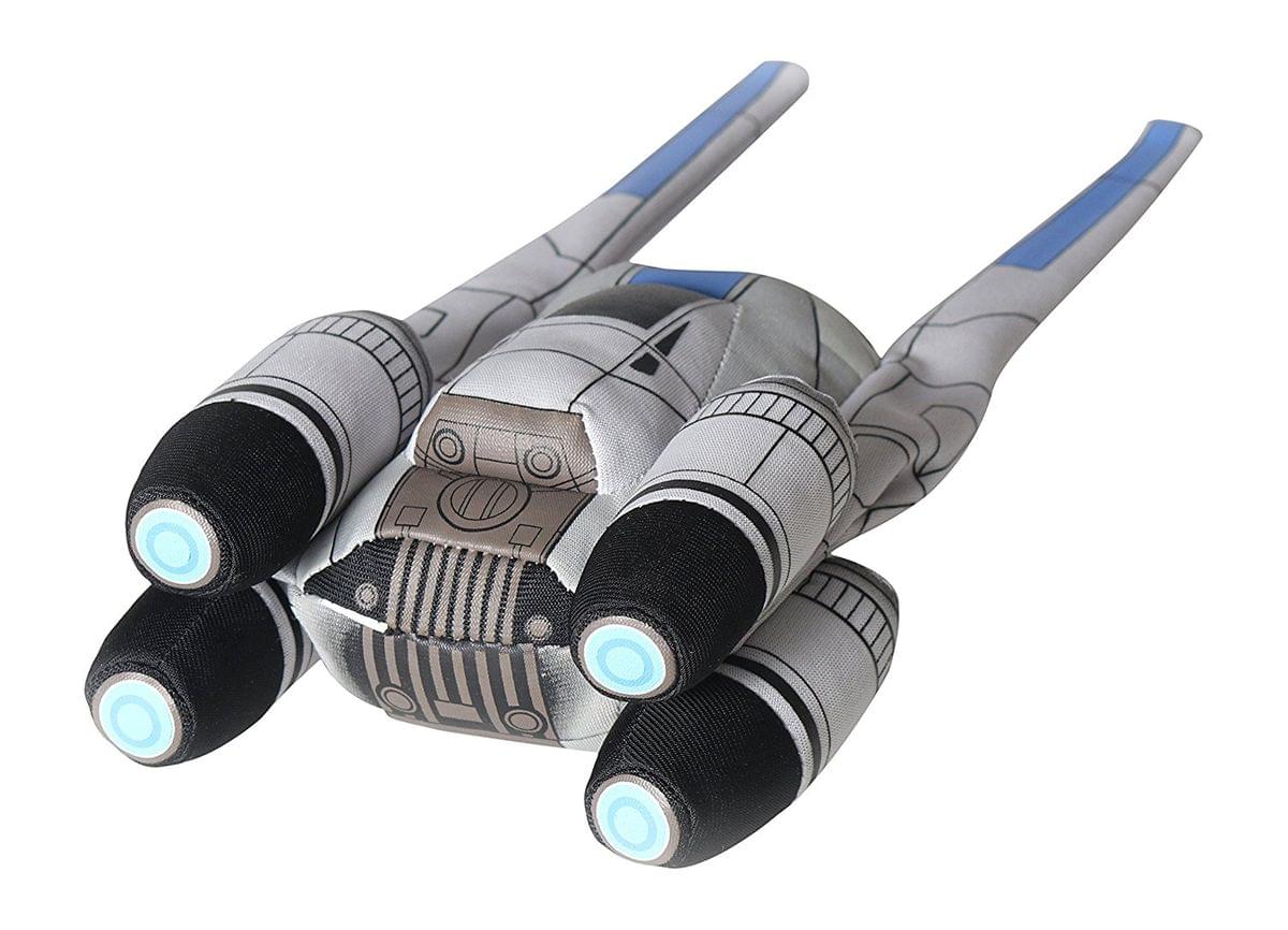 Front. Star Wars - Star Wars Rogue One U-Wing Vehicle 7" Super Deformed Plush - Grey.