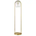 Front. Camden&Wells - Sydney Floor Lamp - Brushed Brass.