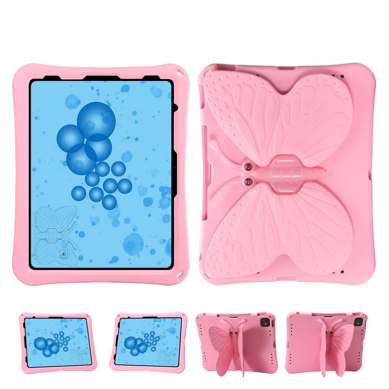 UUCOVER - Butterfly Case for iPad Air 13-inch M4 M3 M2 (2026/2025/2024),Shockproof EVA Kids Case 360° Rotating Stand Cover - Pink price history on PriceWatchPro