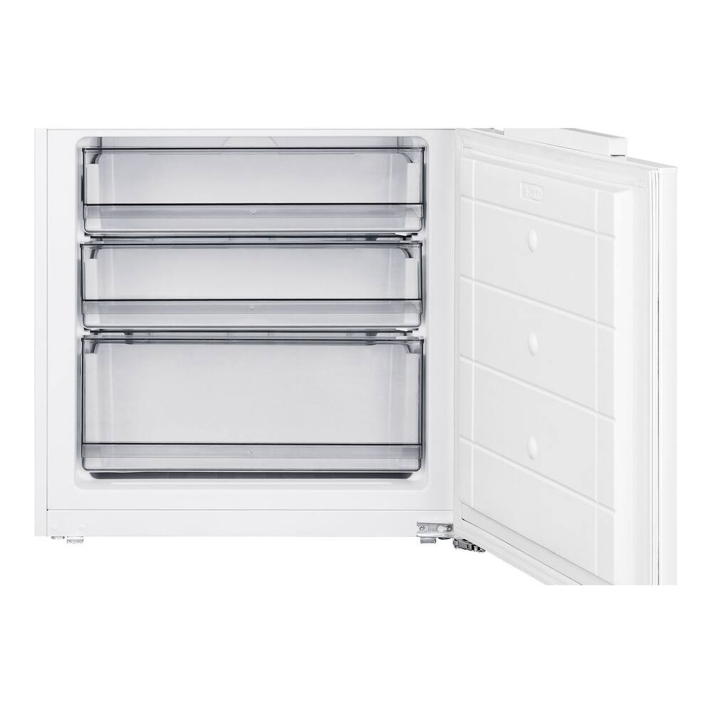 Alt View 5. ILVE - ILVE 28 inch Built-In Counter-Depth Bottom Freezer Refrigerator with 12 cu. Ft. Total Capacity (Panel Ready) - Panel Ready.