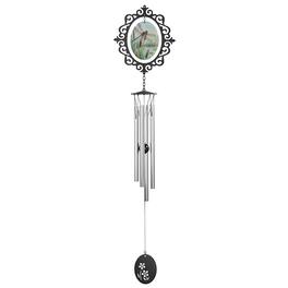 FC Design - 36"Long Dragonfly Glass Wind Chime Outdoor Patio or Garden Hanging Wind Chime Decoration - Multi-Color