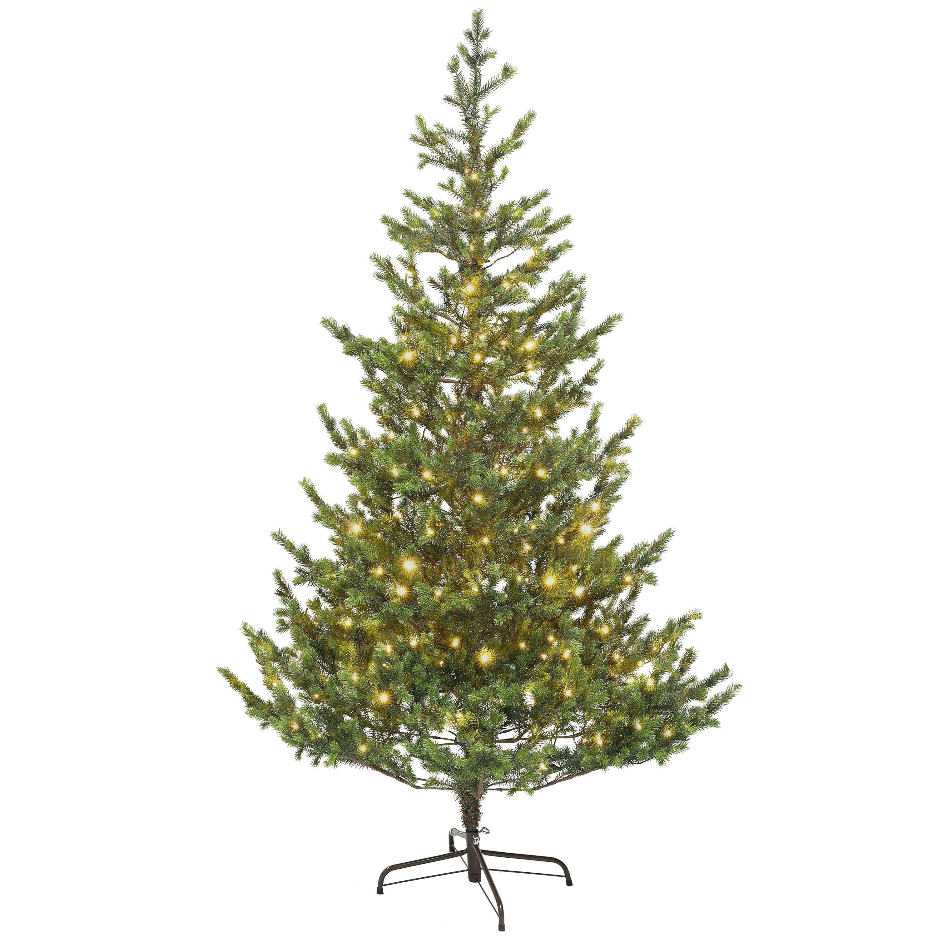 Alt View 4. Hivvago - 6ft Artificial Prelit Christmas Tree - Green.