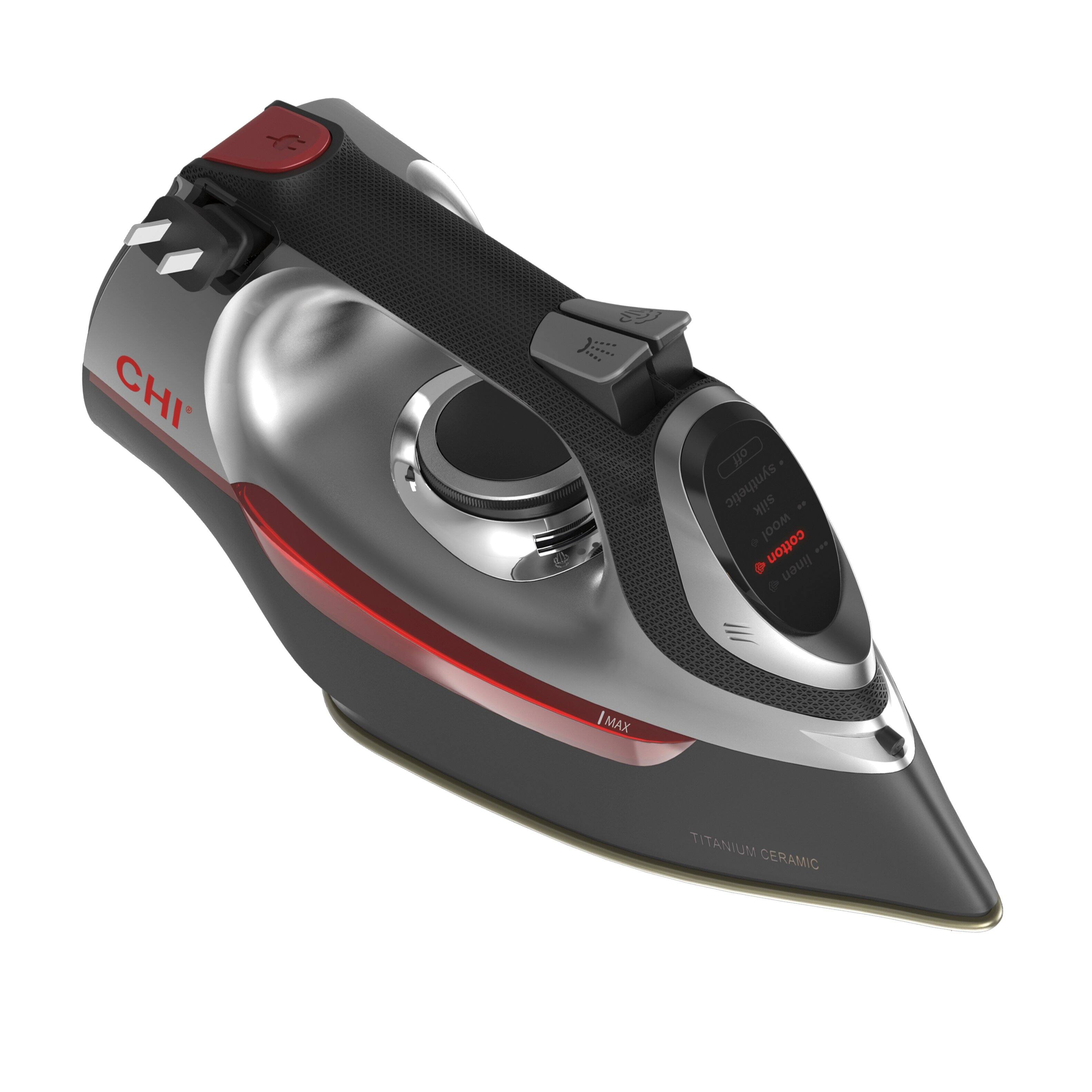 CHI  
MAX TITANIUM CERAMIC  
Suitable for: synthetic silk, wool, cotton, linen