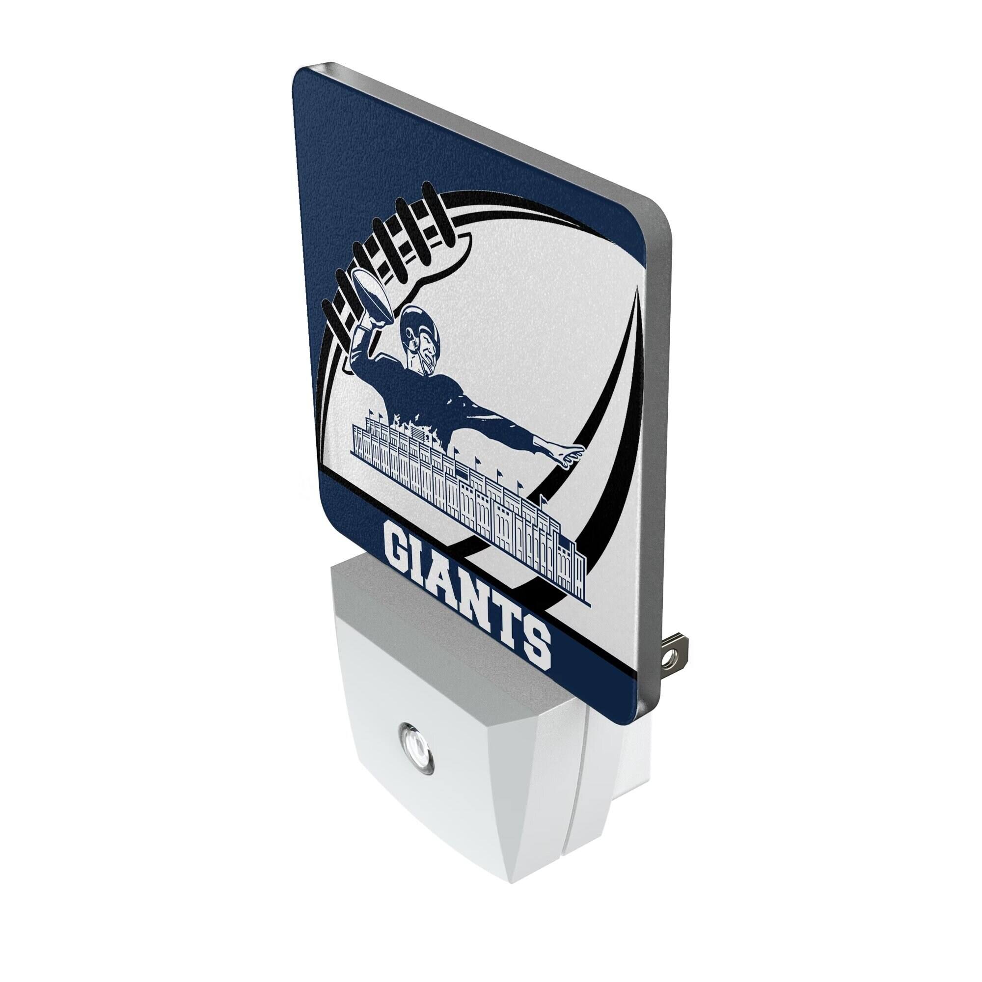 Alt View 1. Keyscaper - New York Giants Passtime Design Nightlight 2-Pack - Multicolor.