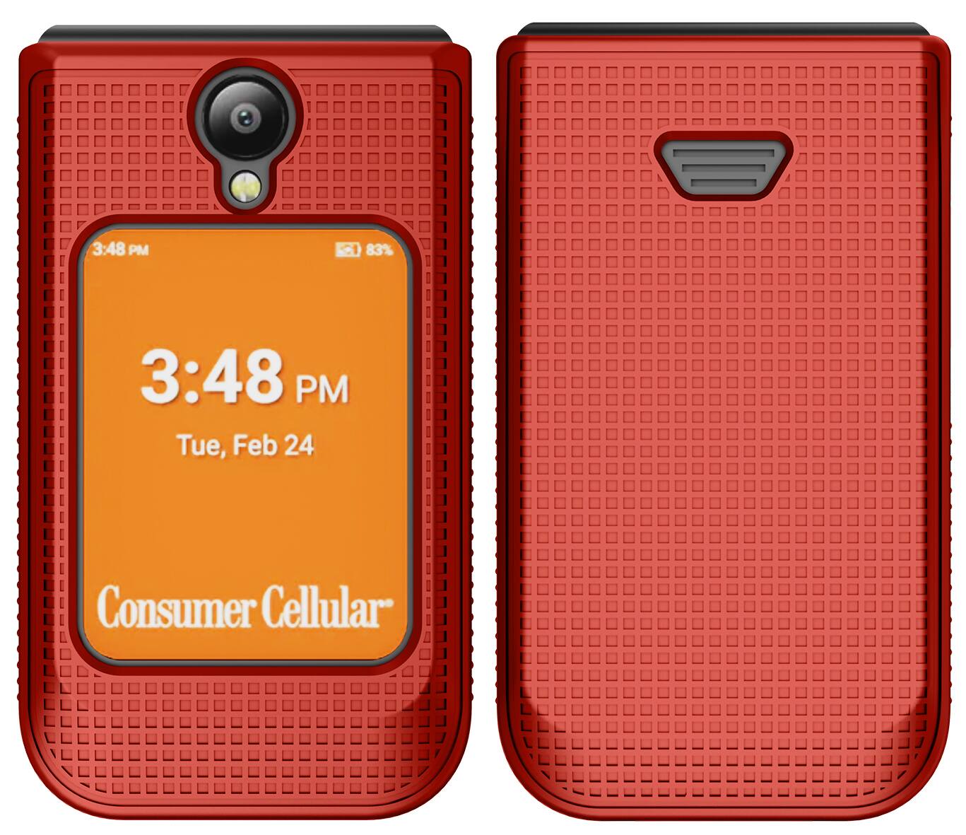 Nakedcellphone Case for Consumer Cellular Iris Easy Flip 2 Phone ...