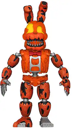 Front. Funko - Five Nights at Freddys 5 Inch Action Figure | Jack-o-Bonnie - Orange.