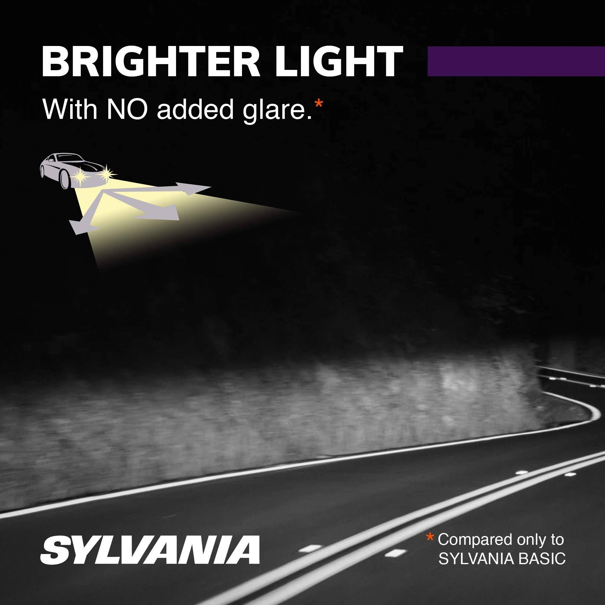 BRIGHTER LIGHT  
With NO added glare.*  

SYLVANIA  

*Compared only to SYLVANIA BASIC