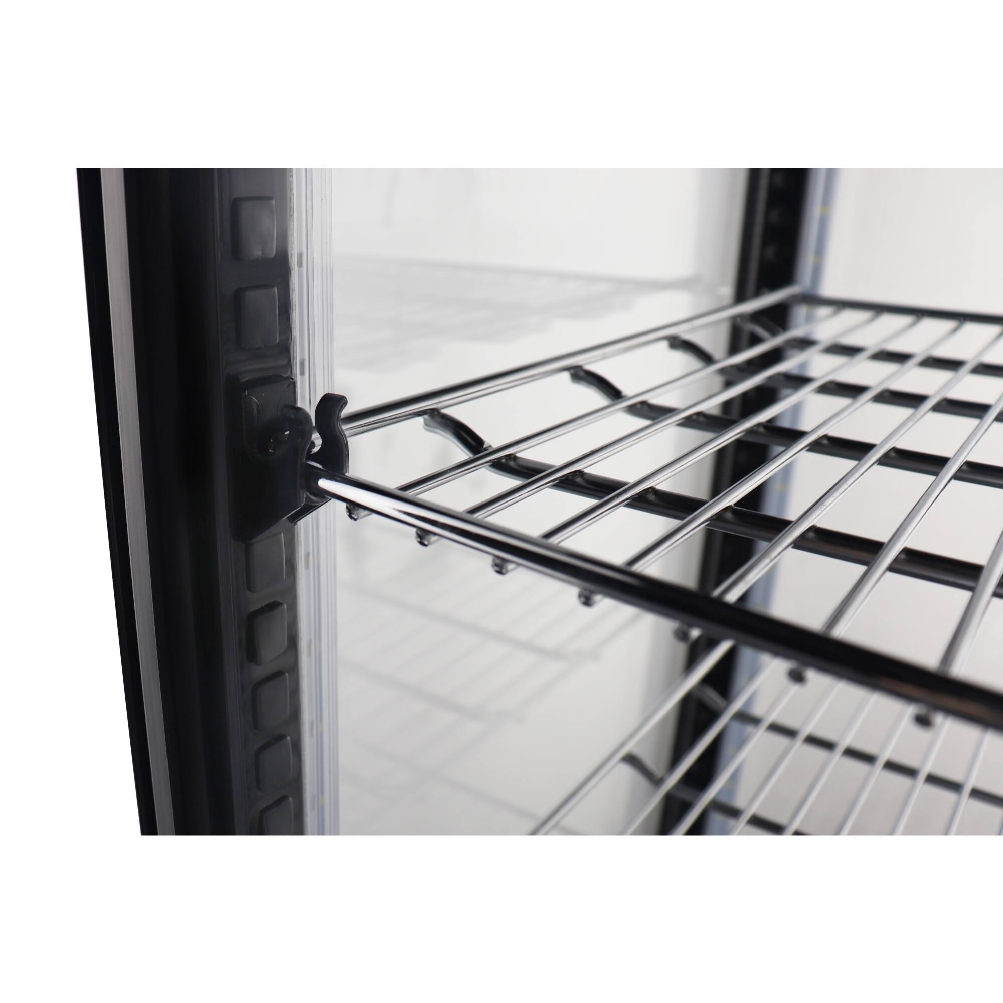 Alt View 3. Koolmore - 17 in. Stainless-Steel Countertop Display Refrigerator - 3 Cu Ft. CDCU-3C-SS - Black.