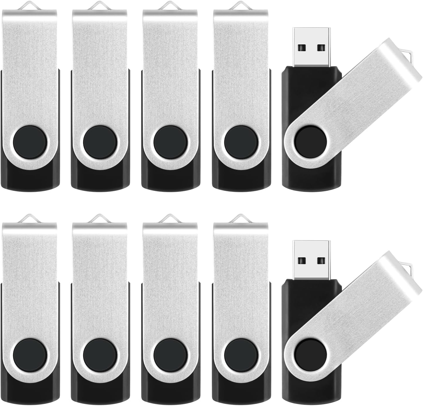 Front. Vulpecula Spade - 8GB Flash Drive 10 Pack Bulk USB Flash Drives, USB2.0 Thumb Drive USB Stick for Data Storage Backup - 883383944457.