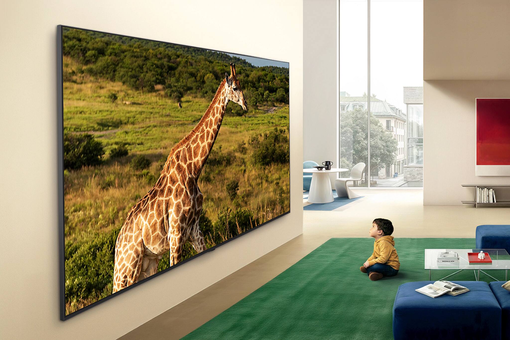 Alt View 21. LG - 100" Class 84B Series QNED evo AI Mini LED 4K Smart webOS TV (2026).