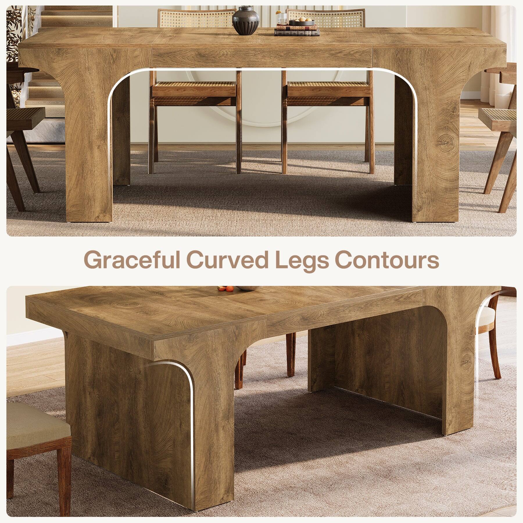 Graceful Curved Legs Contours