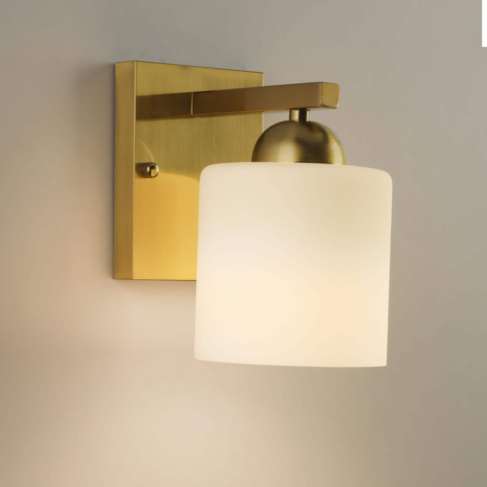 Earthley Blooms - Operated Wall Sconces Wireless Milk Glass Light With Rgb Dimmable Bulb Rechargeable Lighting Remote For Liv - Default