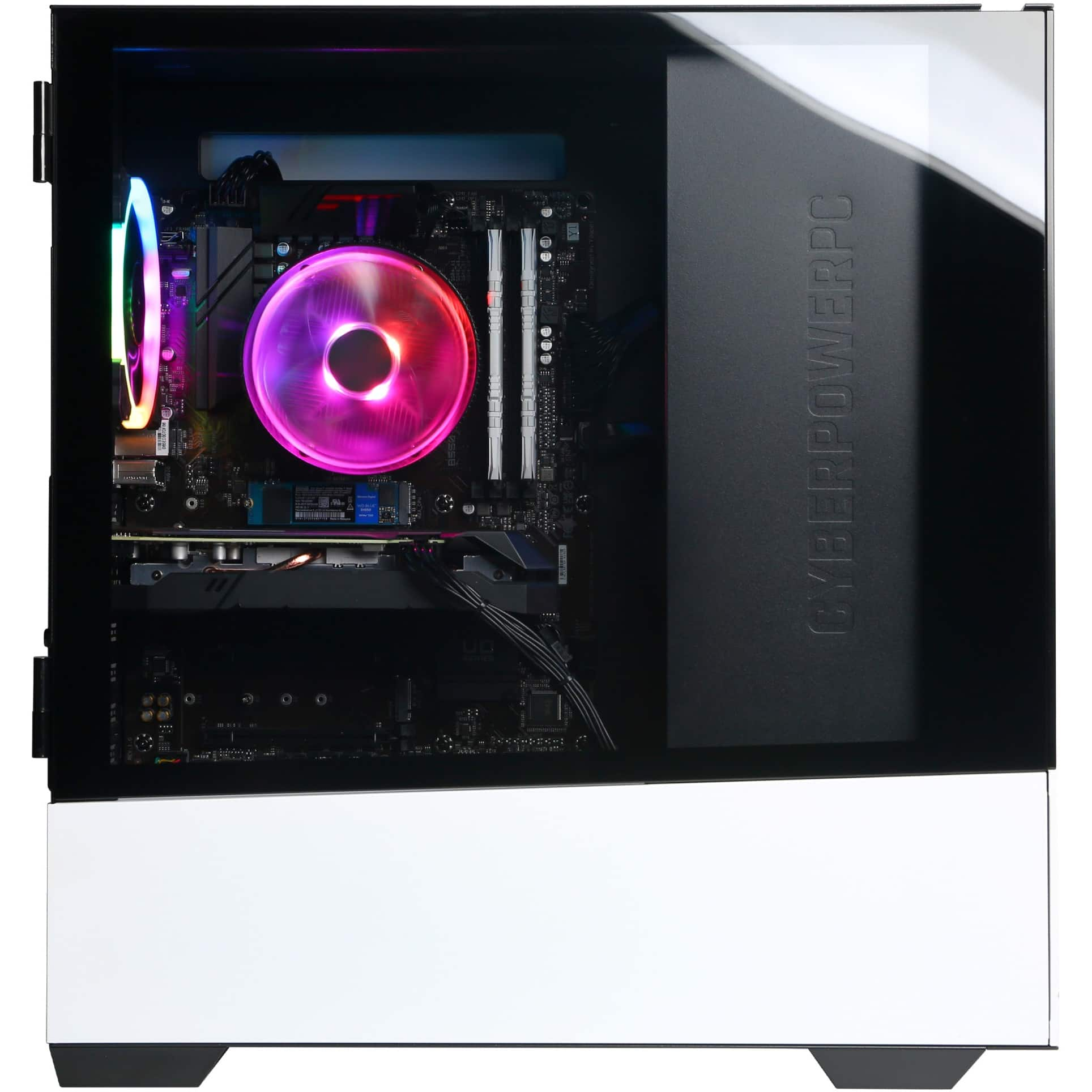 Best Buy: CyberPowerPC Gamer Master Gaming Desktop AMD Ryzen 7 5700 16GB  Memory NVIDIA GeForce RTX 3060 1TB HDD + 500GB SSD White GMA5400BSTV6