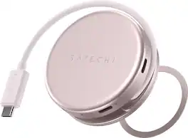 Satechi - OntheGo™ 5-in-1 Multiport Adapter for Macbook Neo, Macbooks iPhone and iPad - Blush