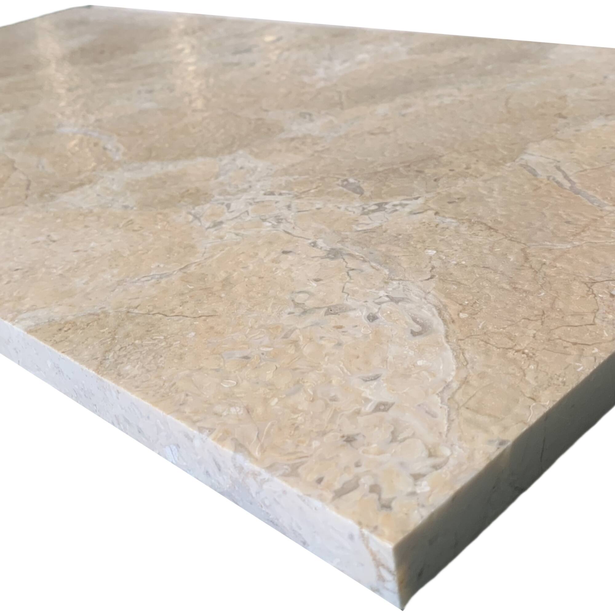 Back. GOODSILO - Premium Gold Yellow Beige Leather Finished Marble Tiles for Floor and Wall Natural Stone Elegant Decor - Beige+Gold.