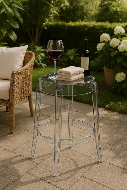 Dining Table Stool LeisureMod Averill Modern Plastic Dining Stool, Durable Counter Height ...