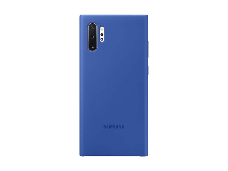 Samsung - Galaxy Note10+ Silicone Cover - Blue