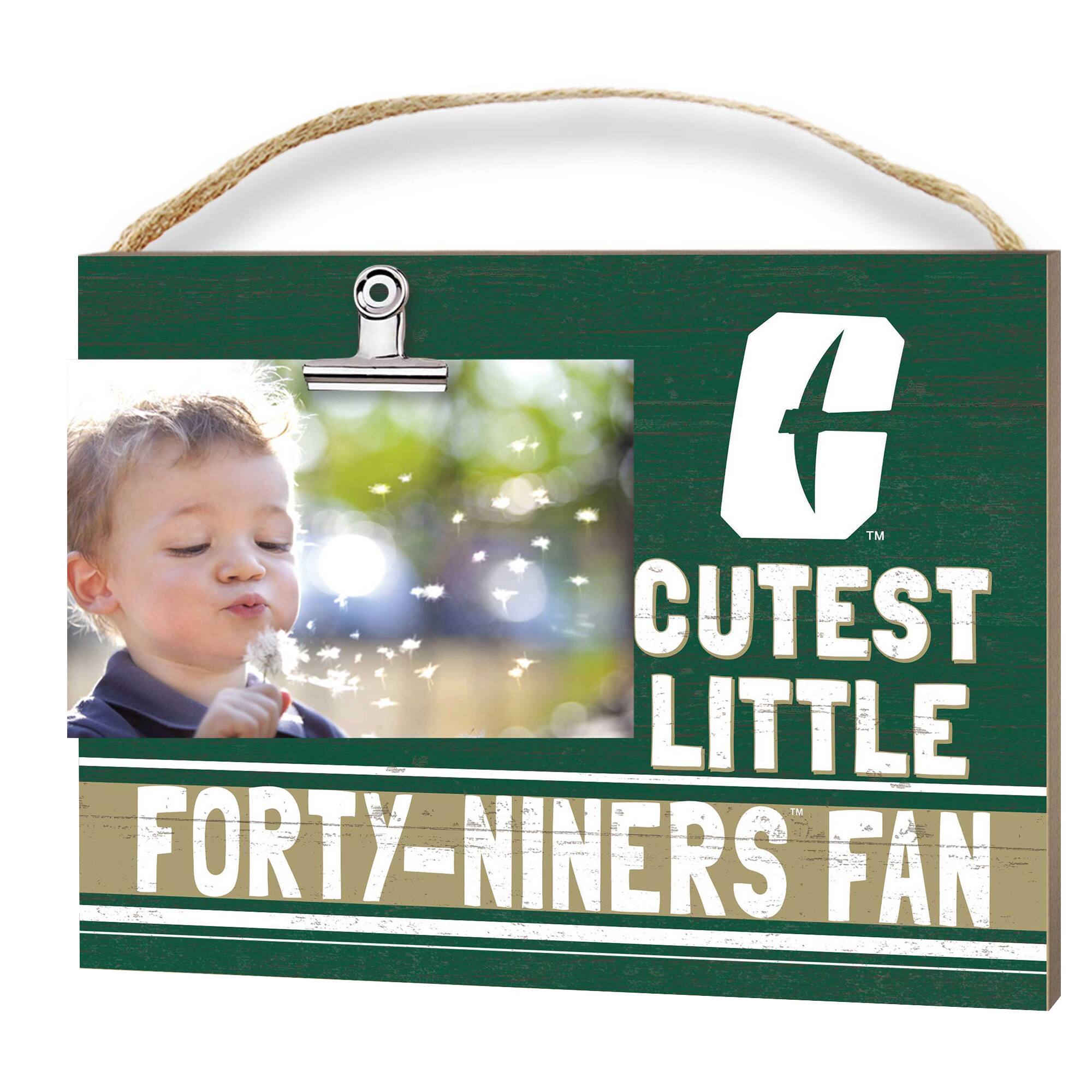 Charlotte 49ers 8'' x 10'' Cutest Little Team Logo Clip Photo Frame