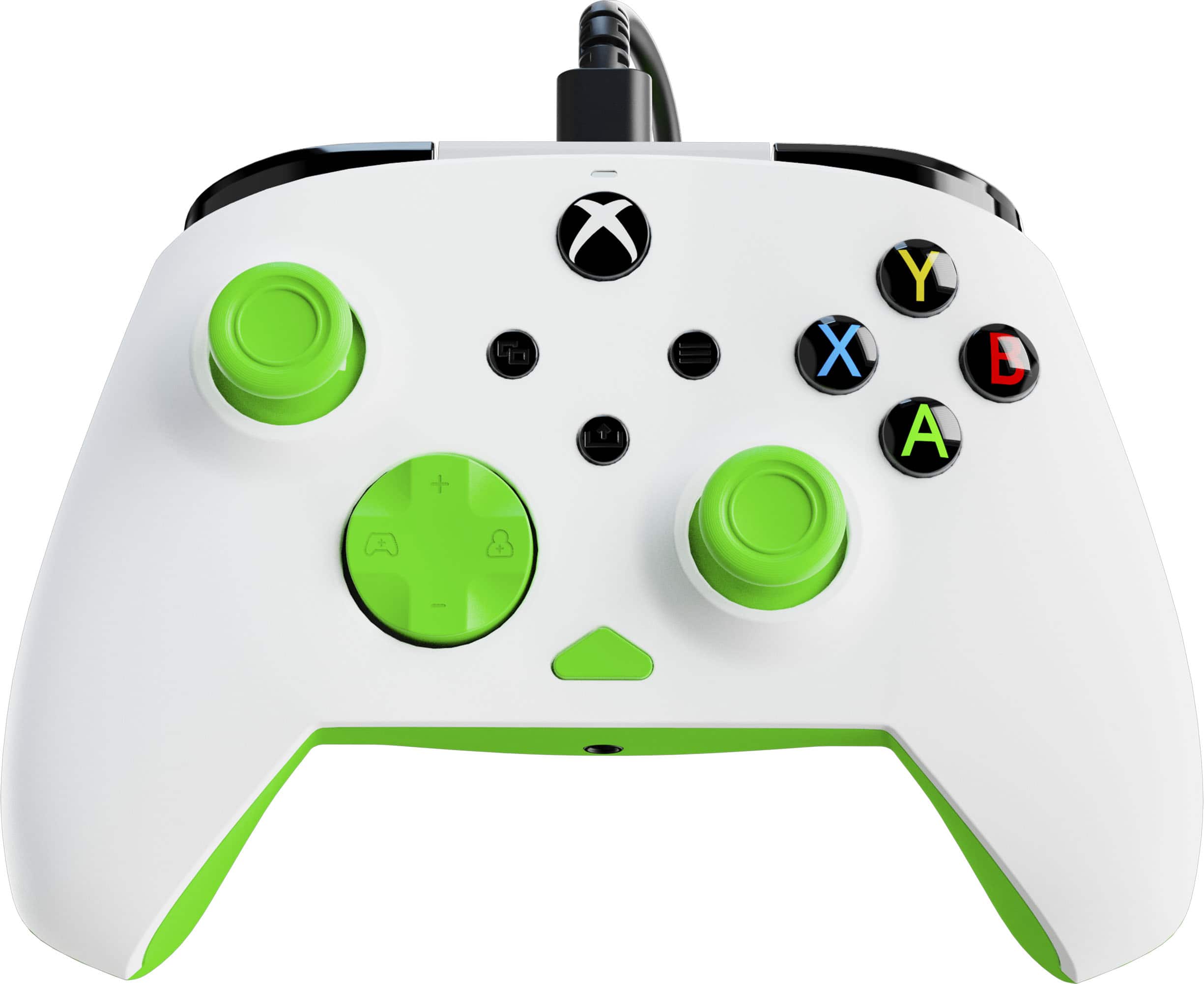 Alt View 9. Turtle Beach - Rematch Core Wired Gaming Controller for Xbox Series X|S, Xbox One & Windows 10/11 PC - White/Green.